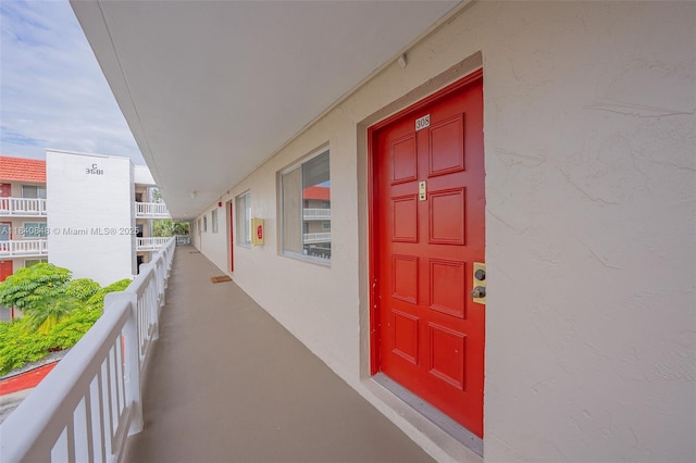 3581 Inverrary Dr Unit 308, Lauderhill, FL 33319 - entrance to property with stucco siding and a balcony