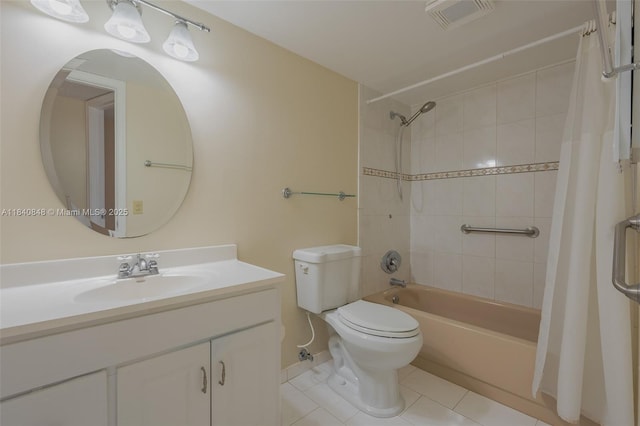 3581 Inverrary Dr Unit 308, Lauderhill, FL 33319 - full bath with tile patterned floors, shower / tub combo, and vanity
