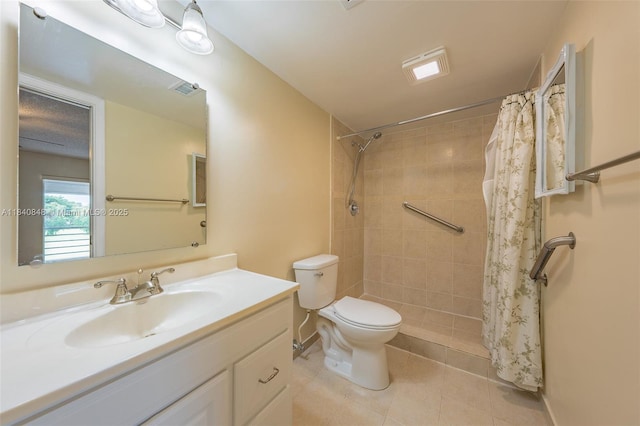 3581 Inverrary Dr Unit 308, Lauderhill, FL 33319 - full bathroom featuring vanity, tile patterned flooring, and a tile shower