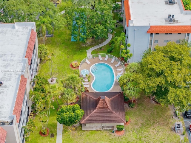 3581 Inverrary Dr Unit 308, Lauderhill, FL 33319 - aerial view of a pool area
