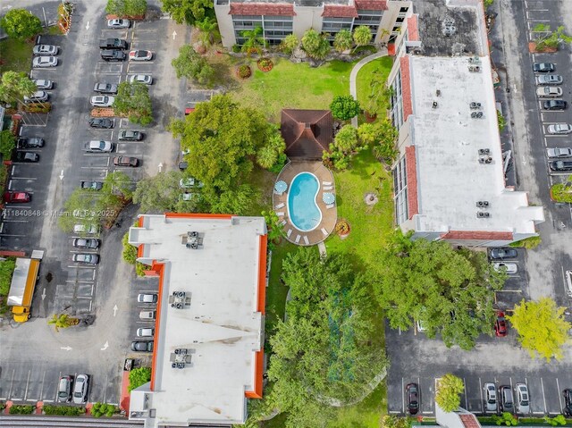 3581 Inverrary Dr Unit 308, Lauderhill, FL 33319 - bird's eye view of a pool