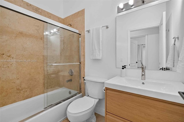 3166 Indiana St Unit I, Miami, FL 33133 - bathroom featuring vanity and combined bath / shower with glass door