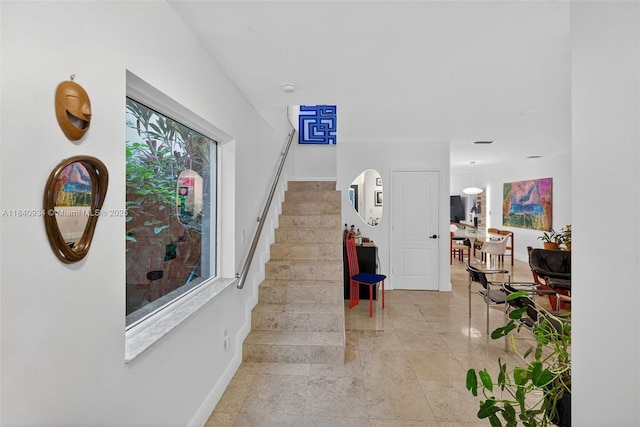 3166 Indiana St Unit I, Miami, FL 33133 - stairs with baseboards