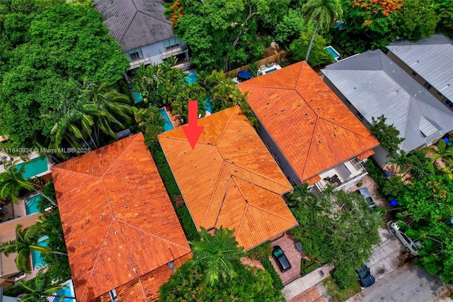 3166 Indiana St Unit I, Miami, FL 33133 - bird's eye view