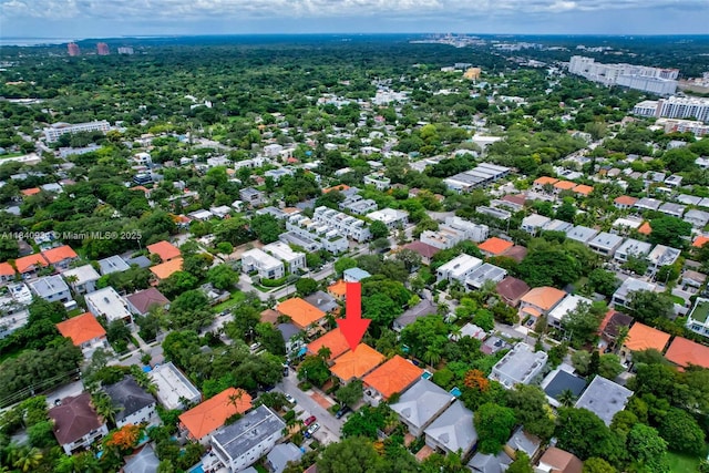 3166 Indiana St Unit I, Miami, FL 33133 - aerial view of property and surrounding area