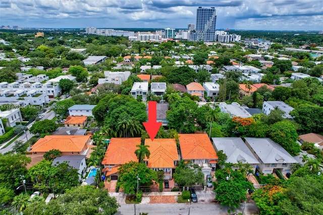 3166 Indiana St Unit I, Miami, FL 33133 - aerial perspective of suburban area