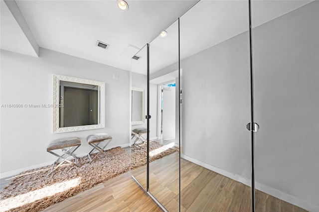 460 NE 28th St Unit 3905, Miami, FL 33137 - interior space featuring wood finished floors and recessed lighting