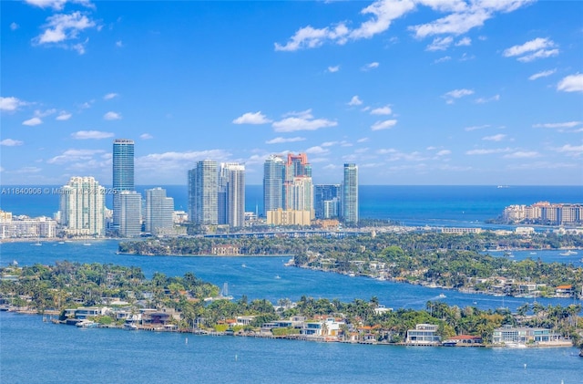 460 NE 28th St Unit 3905, Miami, FL 33137 - aerial view of city skyline and a large body of water