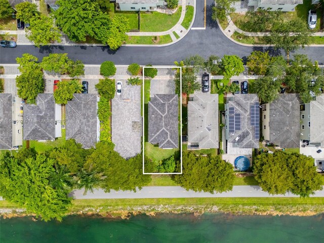 3135 NE 4th St, Homestead, FL 33033 - aerial perspective of suburban area with property parcel outlined