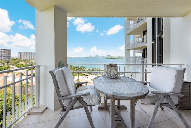 4000 Towerside Ter Unit 1005, Miami, FL 33138 - balcony with a water view