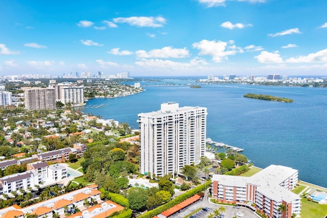 4000 Towerside Ter Unit 1005, Miami, FL 33138 - bird's eye view of skyline and a nearby body of water