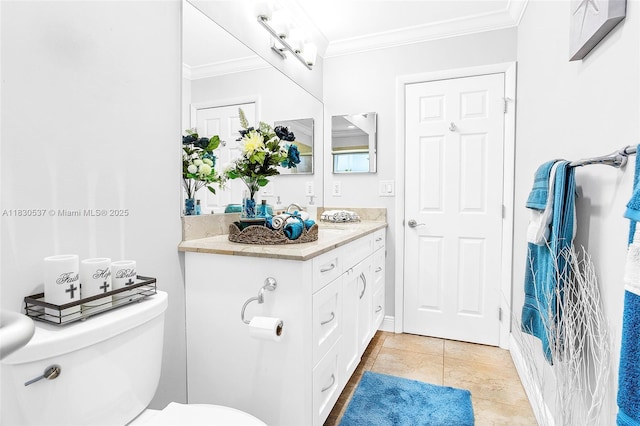 16041 Fairway Ter Unit 121, Weston, FL 33326 - bathroom with ornamental molding and vanity