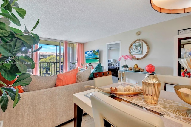 3651 Environ Blvd Unit 461, Lauderhill, FL 33319 - dining space with a textured ceiling