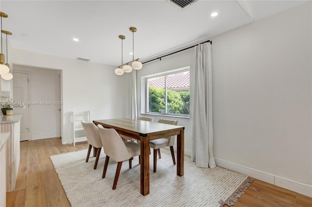 1503 NW 178th Ln, Pembroke Pines, FL 33029 - dining space with light wood finished floors and recessed lighting