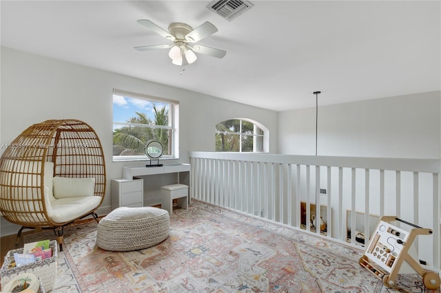 1503 NW 178th Ln, Pembroke Pines, FL 33029 - sitting room featuring a ceiling fan
