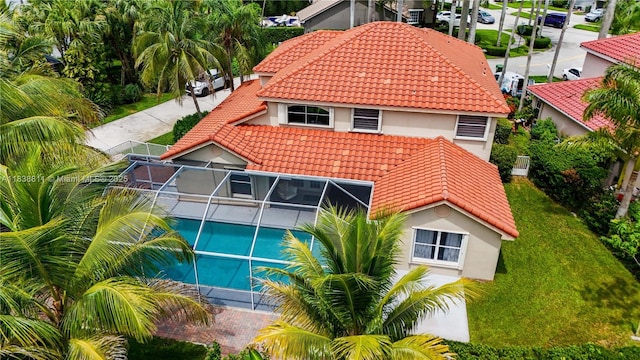 1503 NW 178th Ln, Pembroke Pines, FL 33029 - view from above of property with a pool