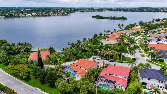 1503 NW 178th Ln, Pembroke Pines, FL 33029 - aerial view of residential area with a large body of water