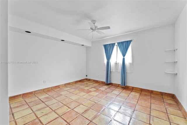 2924 Day Ave Unit N211, Miami, FL 33133 - spare room with ceiling fan