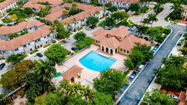 14053 SW 49th St Unit 7, Miramar, FL 33027 - aerial view of a pool area