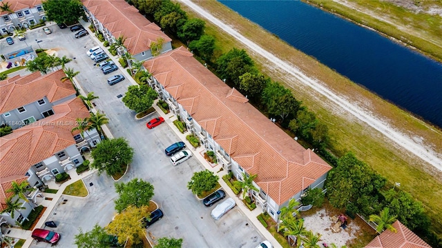 14053 SW 49th St Unit 7, Miramar, FL 33027 - aerial perspective of suburban area featuring a large body of water