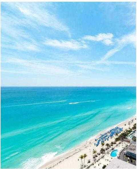 property view of water with a beach view