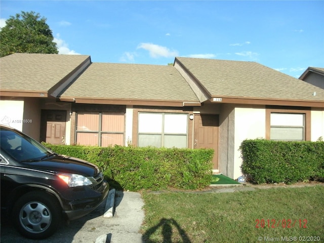 view of front of home