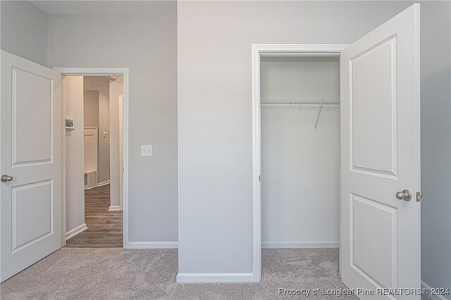 view of closet