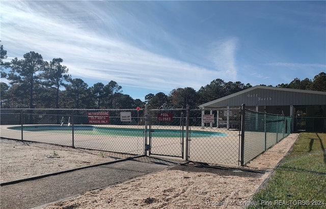 view of swimming pool