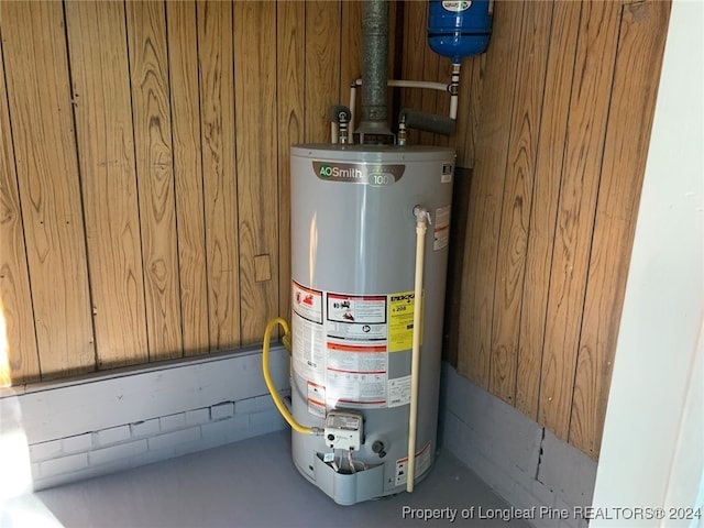 utilities with gas water heater