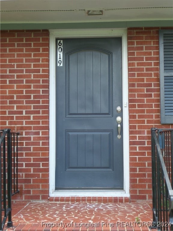 view of entrance to property