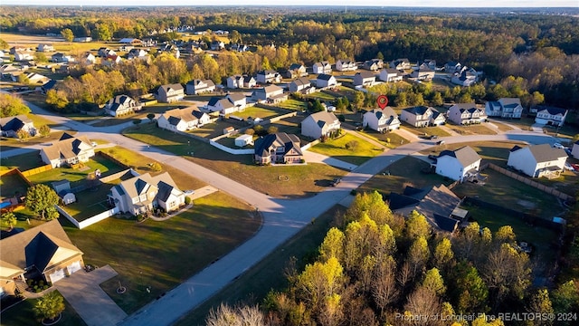 drone / aerial view