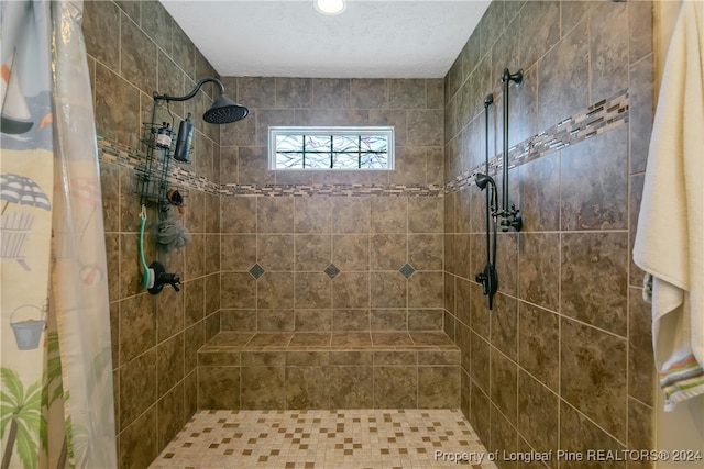 bathroom with walk in shower