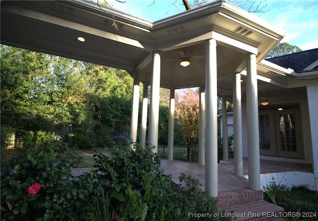 view of patio