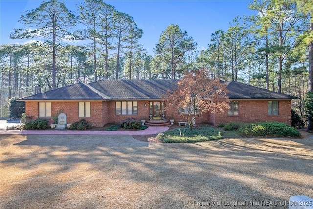 view of ranch-style house