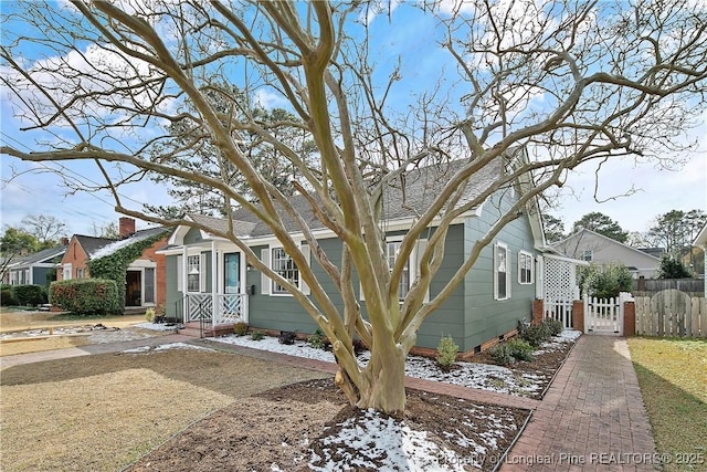 view of bungalow