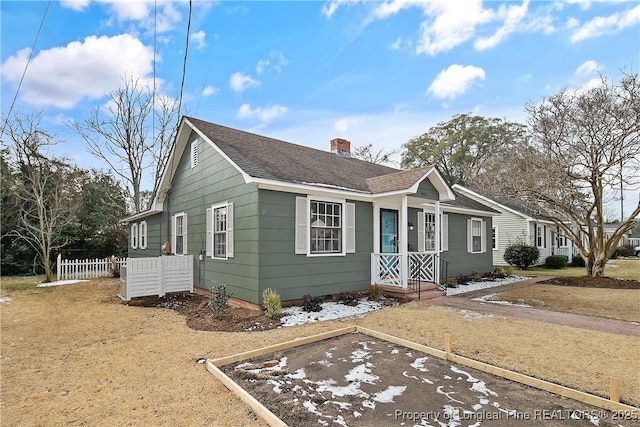 view of bungalow-style house