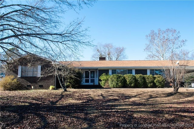 view of ranch-style house