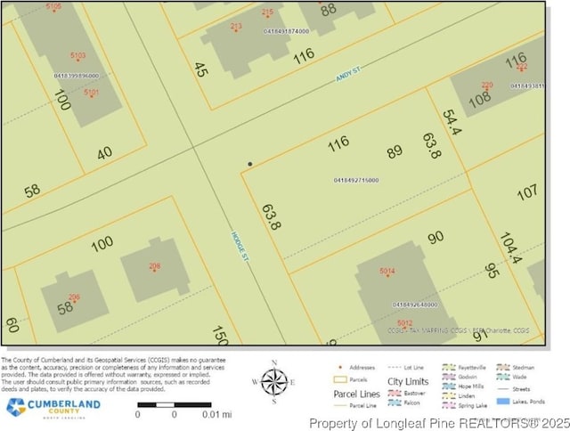 212 Andy St, Fayetteville NC, 28303 land for sale