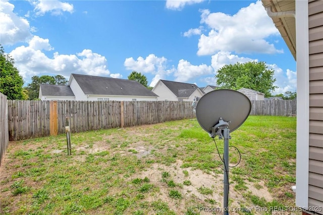 view of yard