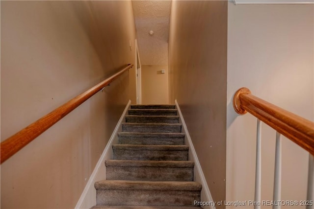view of stairway