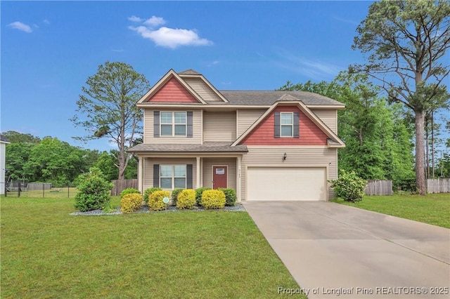 5145 Maxwell Rd, Stedman, NC 28391 - craftsman inspired home featuring an attached garage, concrete driveway, and roof with shingles