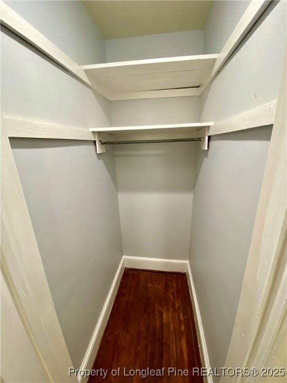 320 W 20th St, Lumberton, NC 28358 - walk in closet featuring wood finished floors