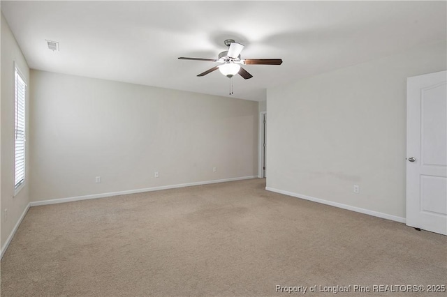 153 Dairy Ct, Raeford, NC 28376 - empty room with ceiling fan and light carpet