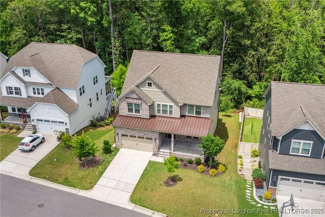 405 Gilpin Way, Cary, NC 27519 - aerial view of property and surrounding area