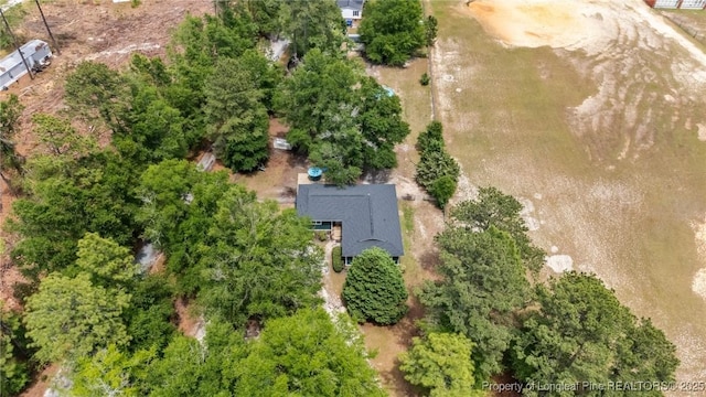 1963 Seabrook School Rd, Fayetteville, NC 28312 - aerial view of property and surrounding area with a tree filled landscape
