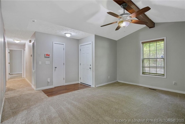 303 Whipple Tree Ln, Fayetteville, NC 28314 - spare room with carpet flooring, ceiling fan, and a smoke detector