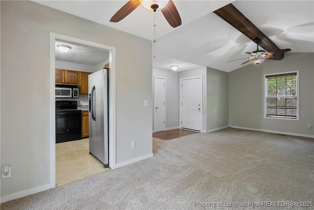 303 Whipple Tree Ln, Fayetteville, NC 28314 - unfurnished living room featuring ceiling fan and light carpet