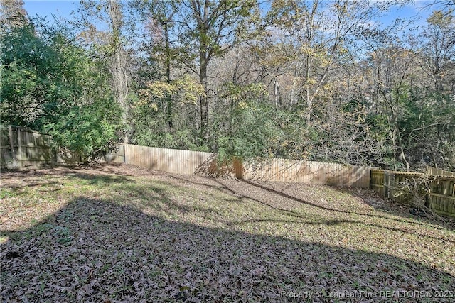 303 Whipple Tree Ln, Fayetteville, NC 28314 - view of fenced backyard