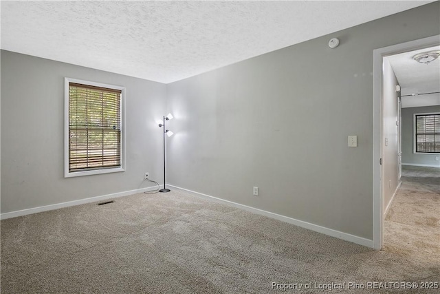 303 Whipple Tree Ln, Fayetteville, NC 28314 - carpeted empty room with healthy amount of natural light, a smoke detector, and a textured ceiling