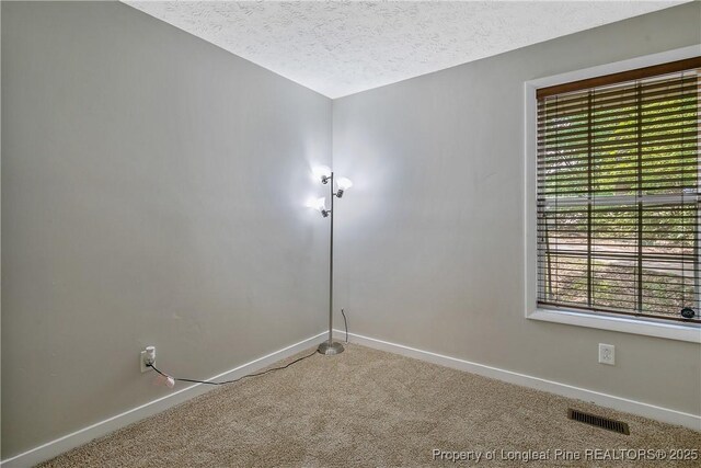 303 Whipple Tree Ln, Fayetteville, NC 28314 - carpeted empty room with baseboards and a textured ceiling